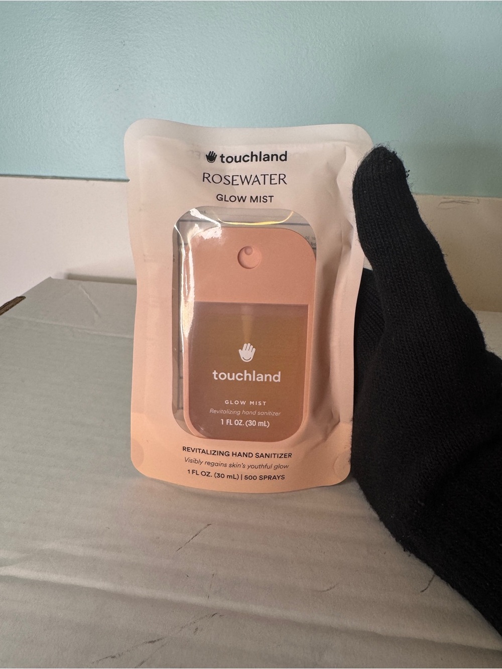 touchland Rosewater Glow Mist Revitalizing Hand Sanitizer - Pink